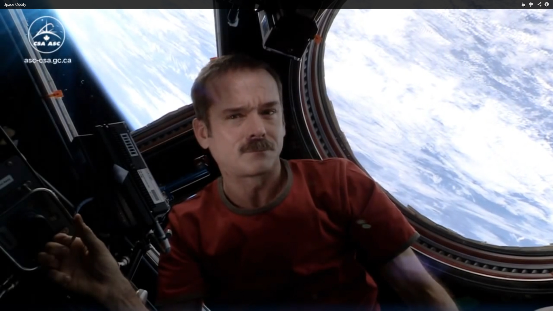 Chris Hadfield – Space Oddity