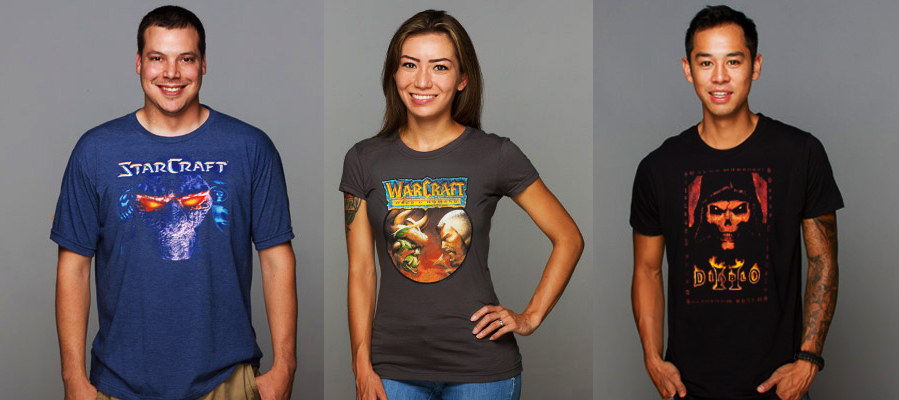 JINX Launches Vintage Blizzard Games T-shirts