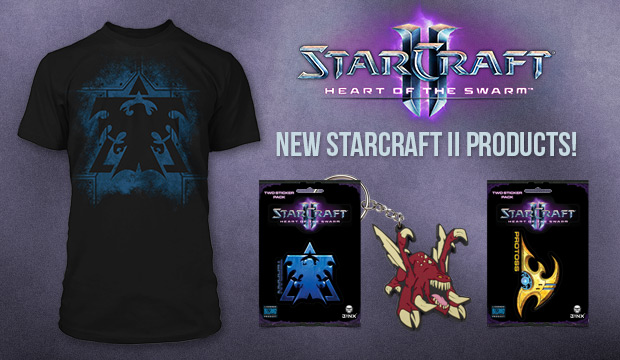 JINX Launches Summer 2013 StarCraft II T-shirts and Merchandise