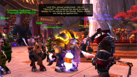 Patch 5.3 Escalation – Storyline Transcript and Videos – World of Warcraft: Mists of Pandaria