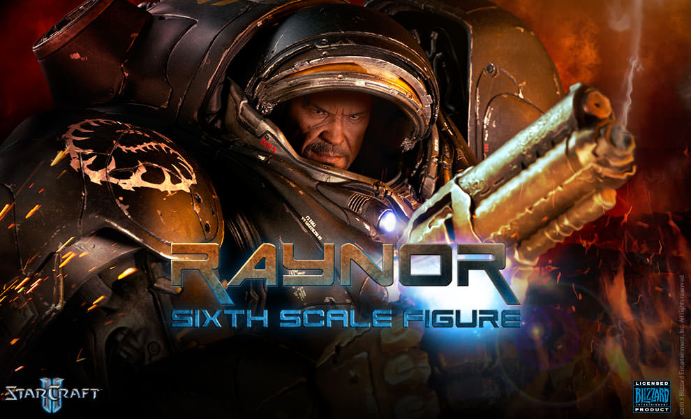 Sideshow StarCraft II Jim Raynor Sixth Scale Figure Preview