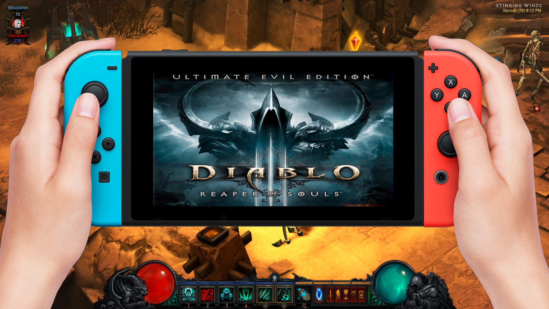 Diablo 3 best sale switch controller