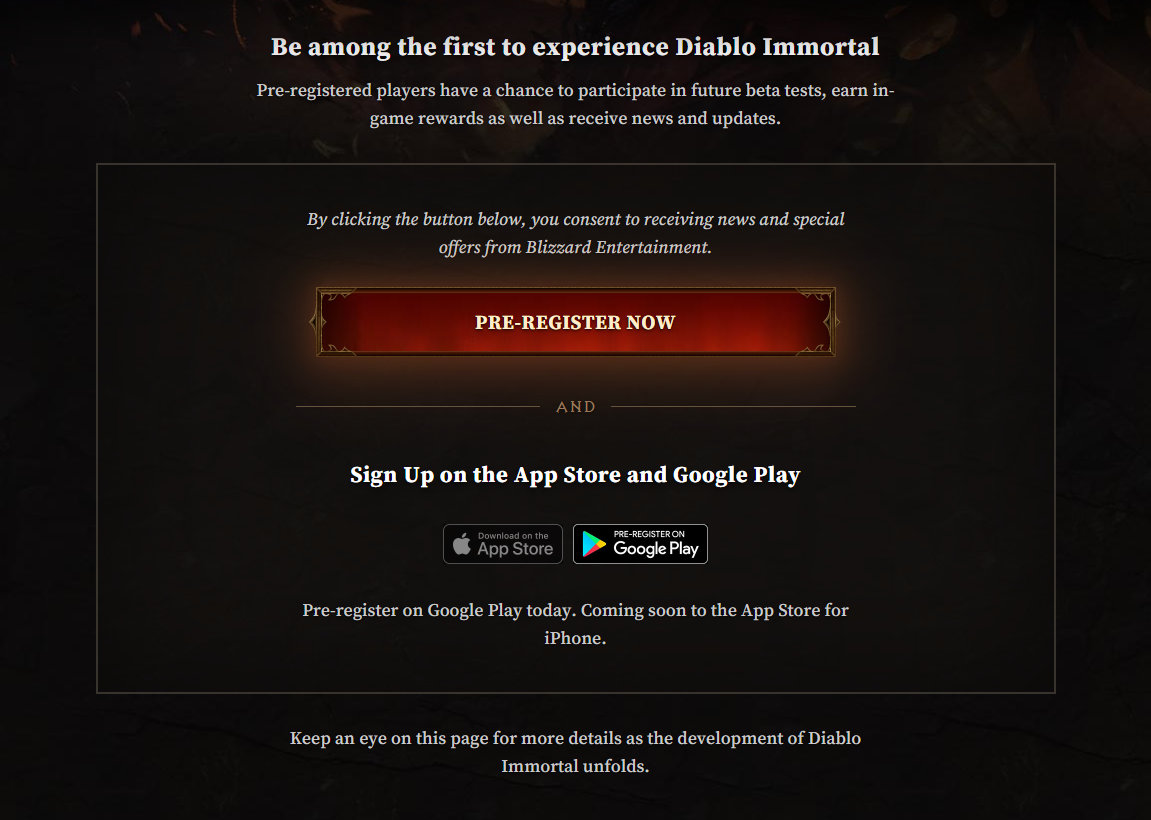 At last, the first Diablo Immortal update is almost here