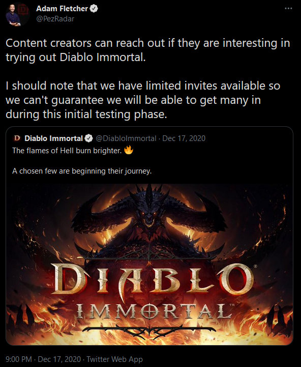 Diablo Immortal Teases Potential in-Game Monsters Via a Series of Tweets  That Players will Likely Face