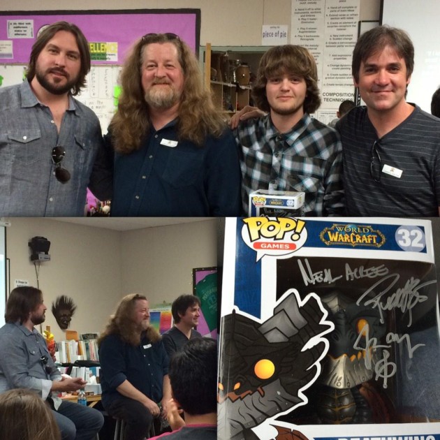 Blizzard Music Composers Visited Mission Vista High School