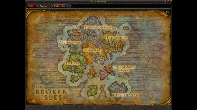 broken-isles-map | Blizzplanet