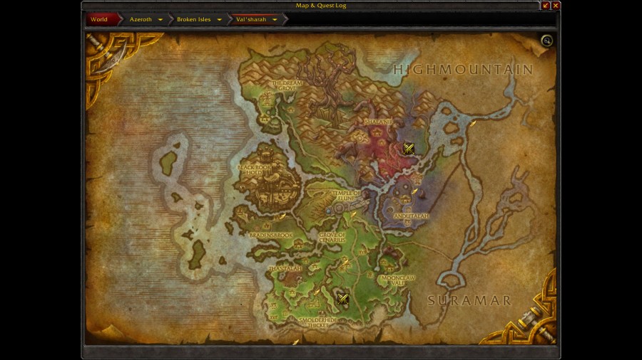 World of Warcraft: Legion Maps | Blizzplanet