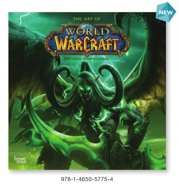 World of Warcraft 2017 Square Calendar