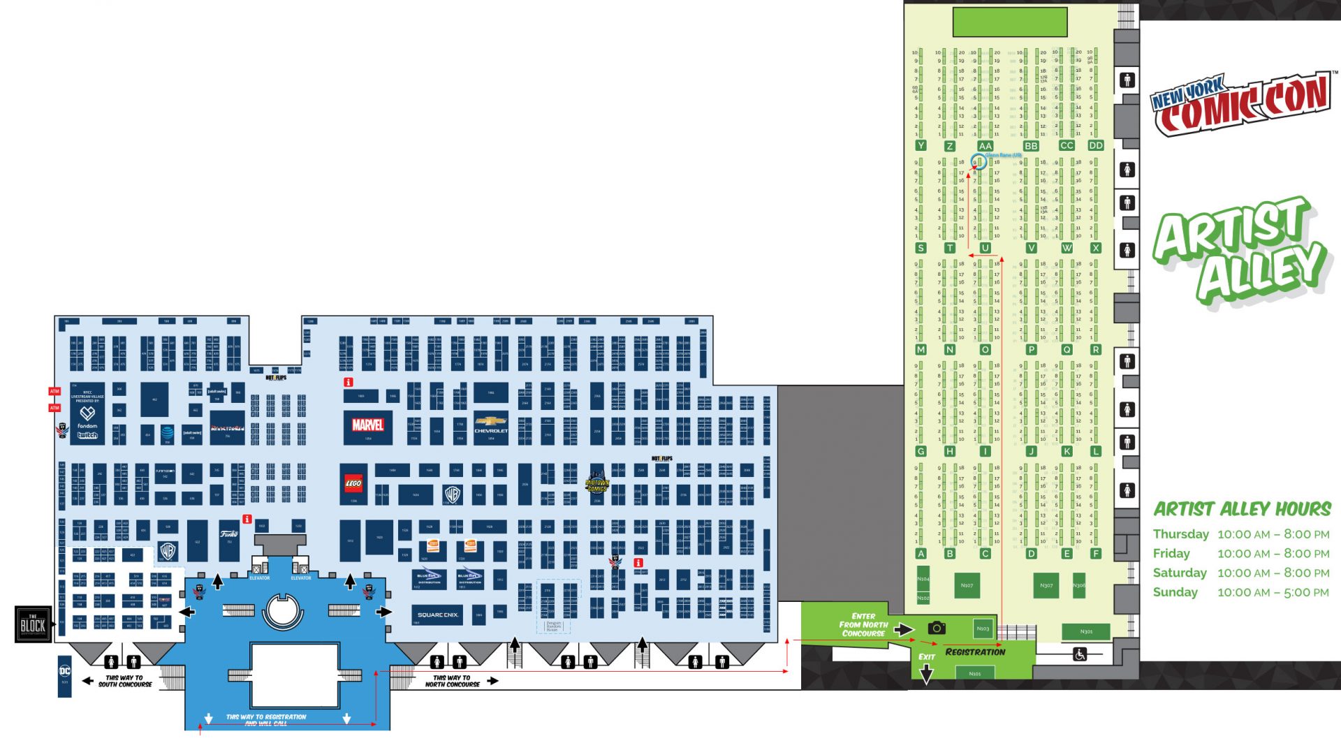 new-york-comic-con-javits-center-glenn-rane-map