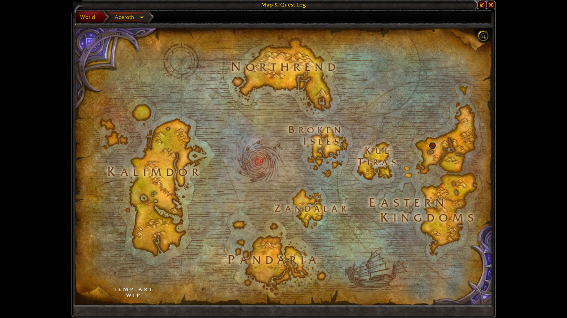 Azeroth raid deals location