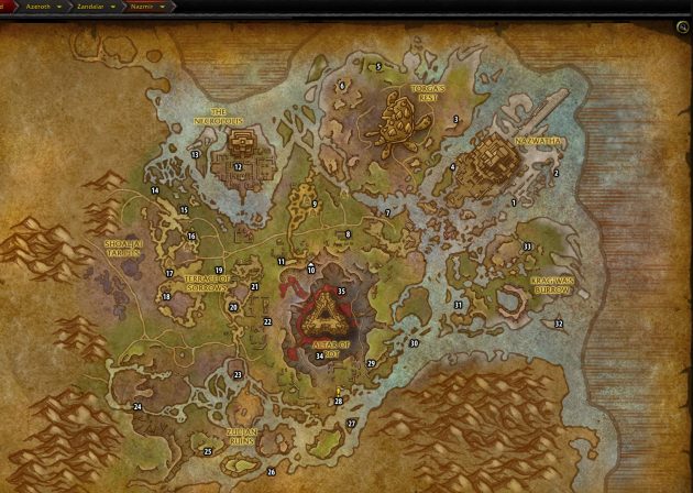 Rare Elite Maps | World of Warcraft: Battle for Azeroth | Blizzplanet