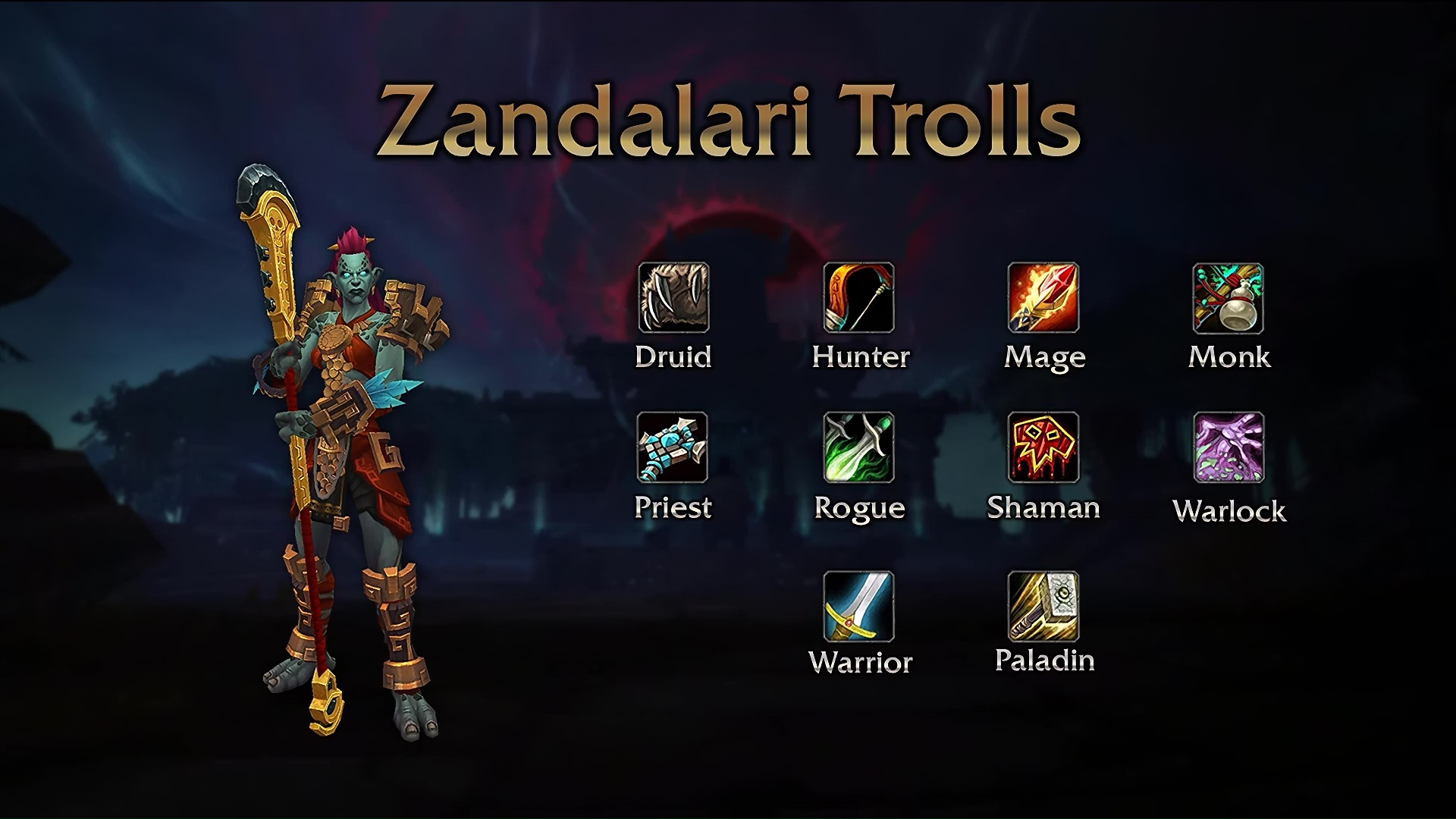 Zandalari troll paladins