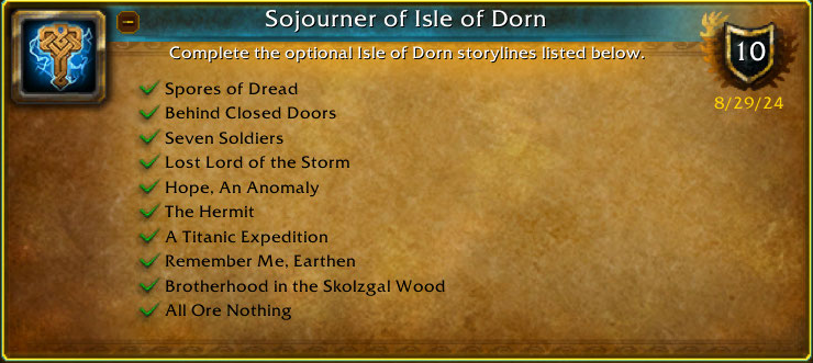 Sojourner of Isle of Dorn