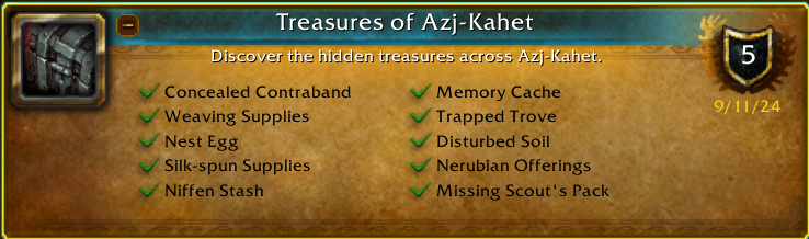 Treasures of Azj-Kahet Achievement