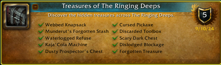 Treasures of The Ringing Deeps Achievement