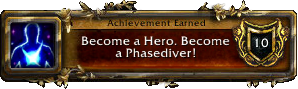 Become a Hero, Become a Phasediver achievement