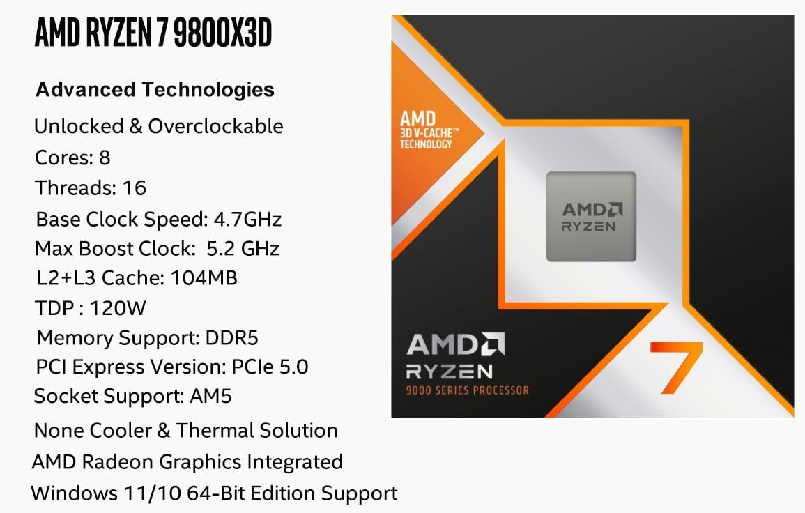 Buy this AMD Ryzen 7 7800X3D and Gigabyte B850 bundle