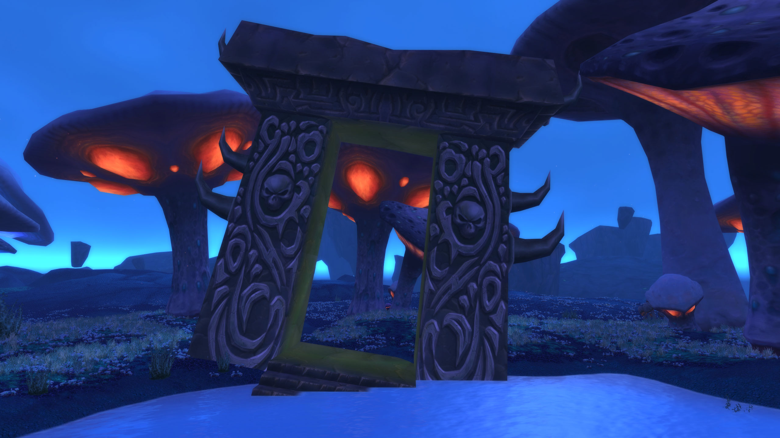 Portal Clearing - Outland portal in Zangarmarsh