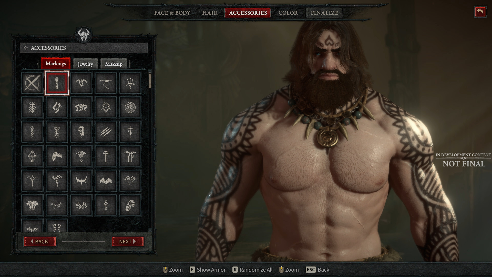 diablo 4 character screen