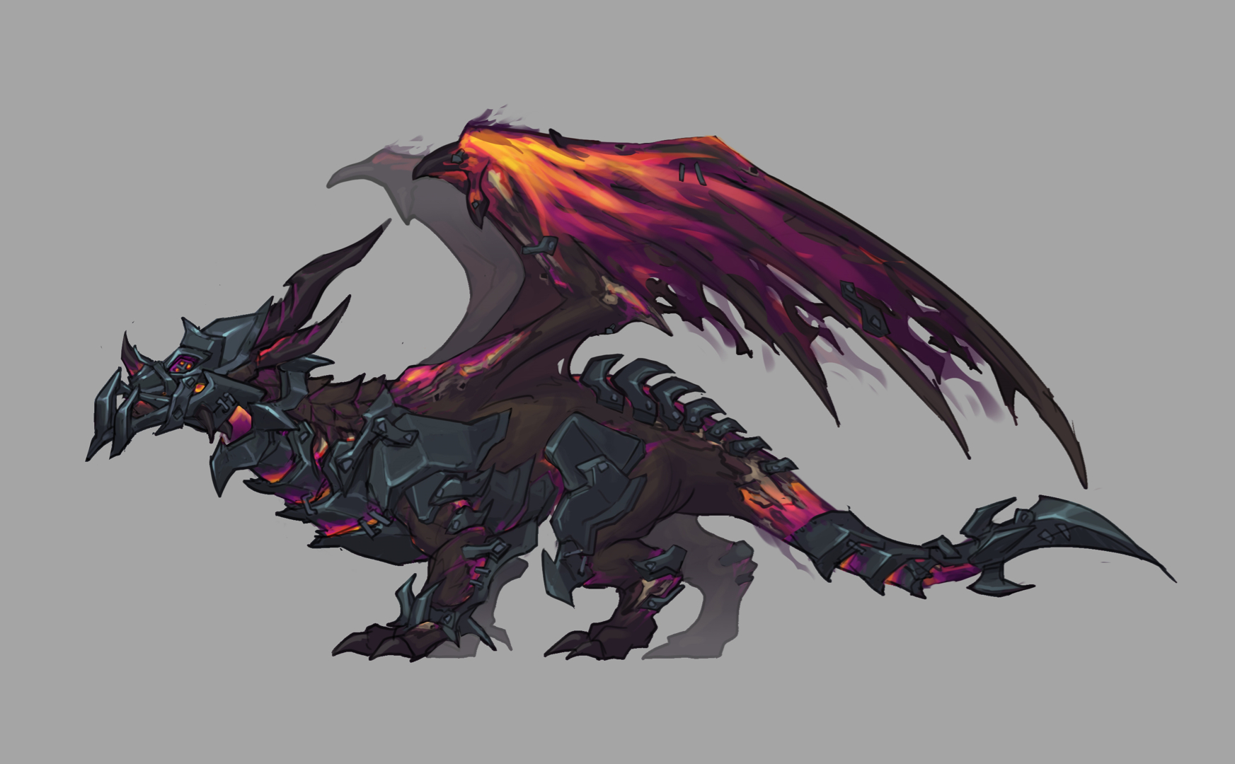 Elementium Dragon Boss Concept