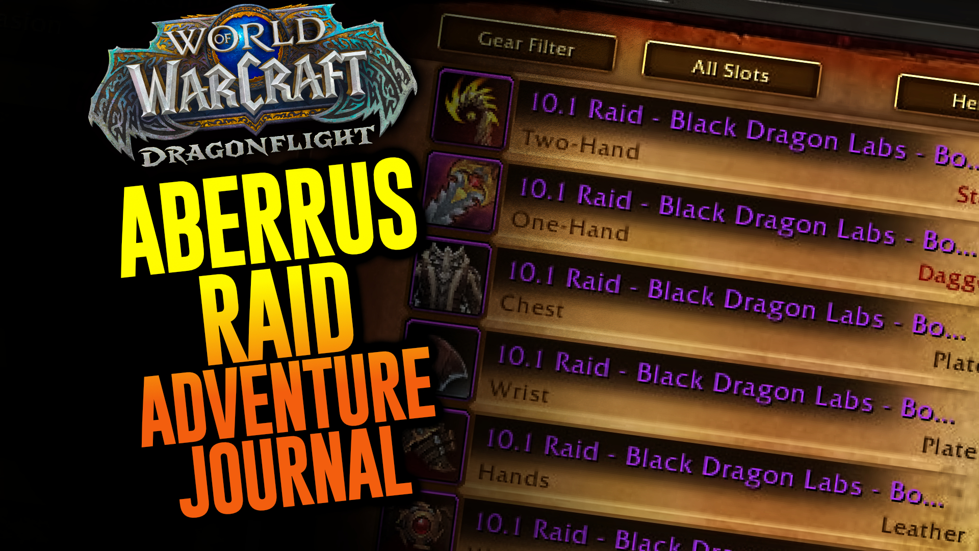 Aberrus Raid Adventure Journal